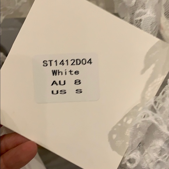 Angel biba white lace dress - Picture 5 of 7